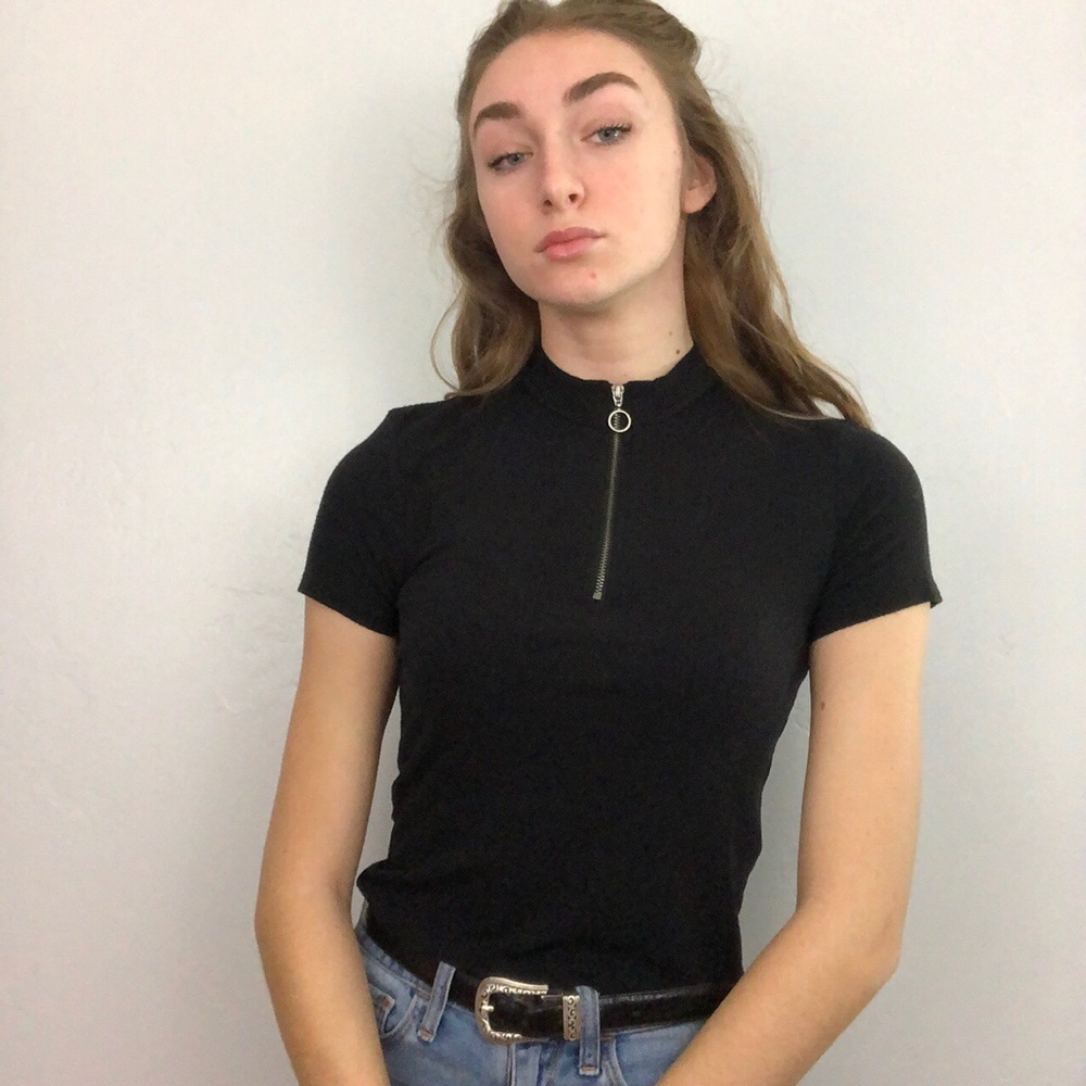 mock neck